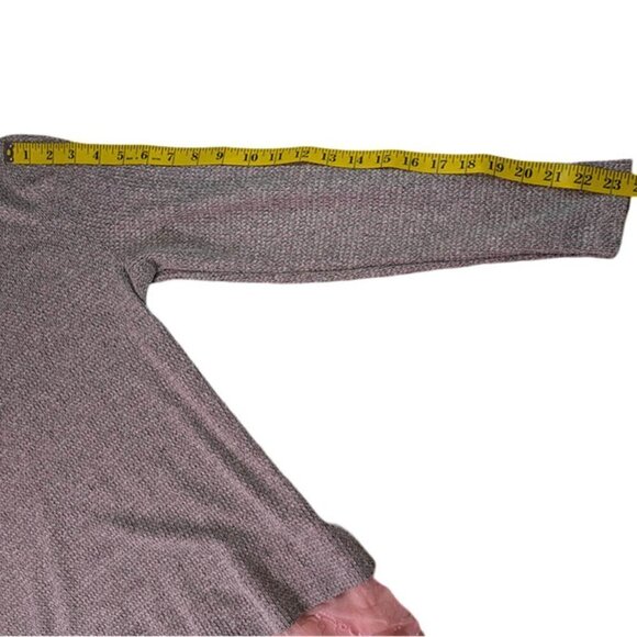 Cato Pullover Sweater Womens Medium Pink Lace Hem Whimsigoth Scoop Neck - Picture 7 of 12